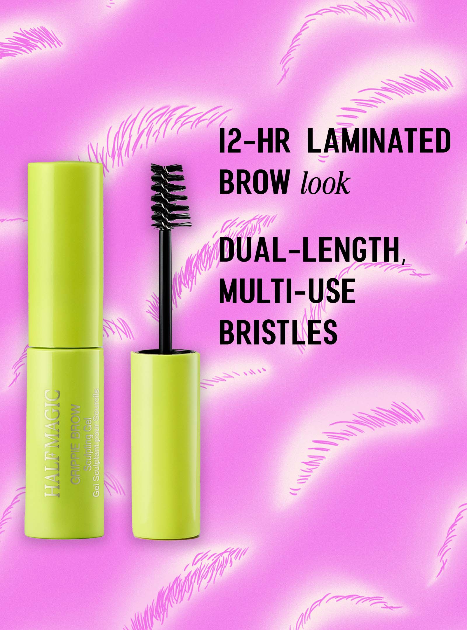 GRIPPIE BROW Sculpting Gel – Half Magic