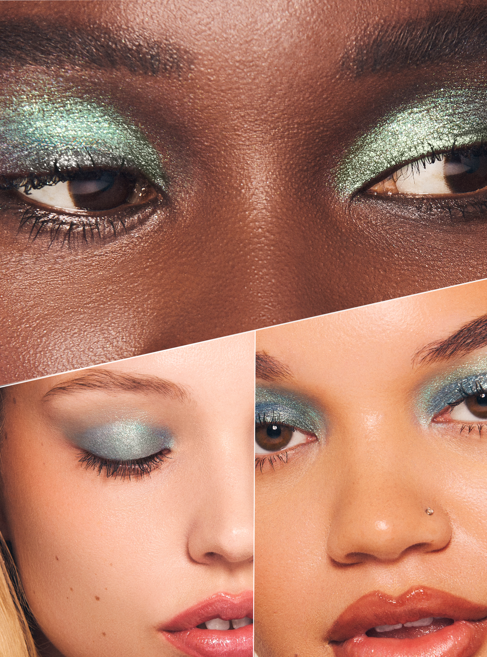 Mermacculate (Aqua With Lime Green Reflects)