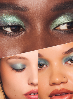 Mermacculate (Aqua With Lime Green Reflects)