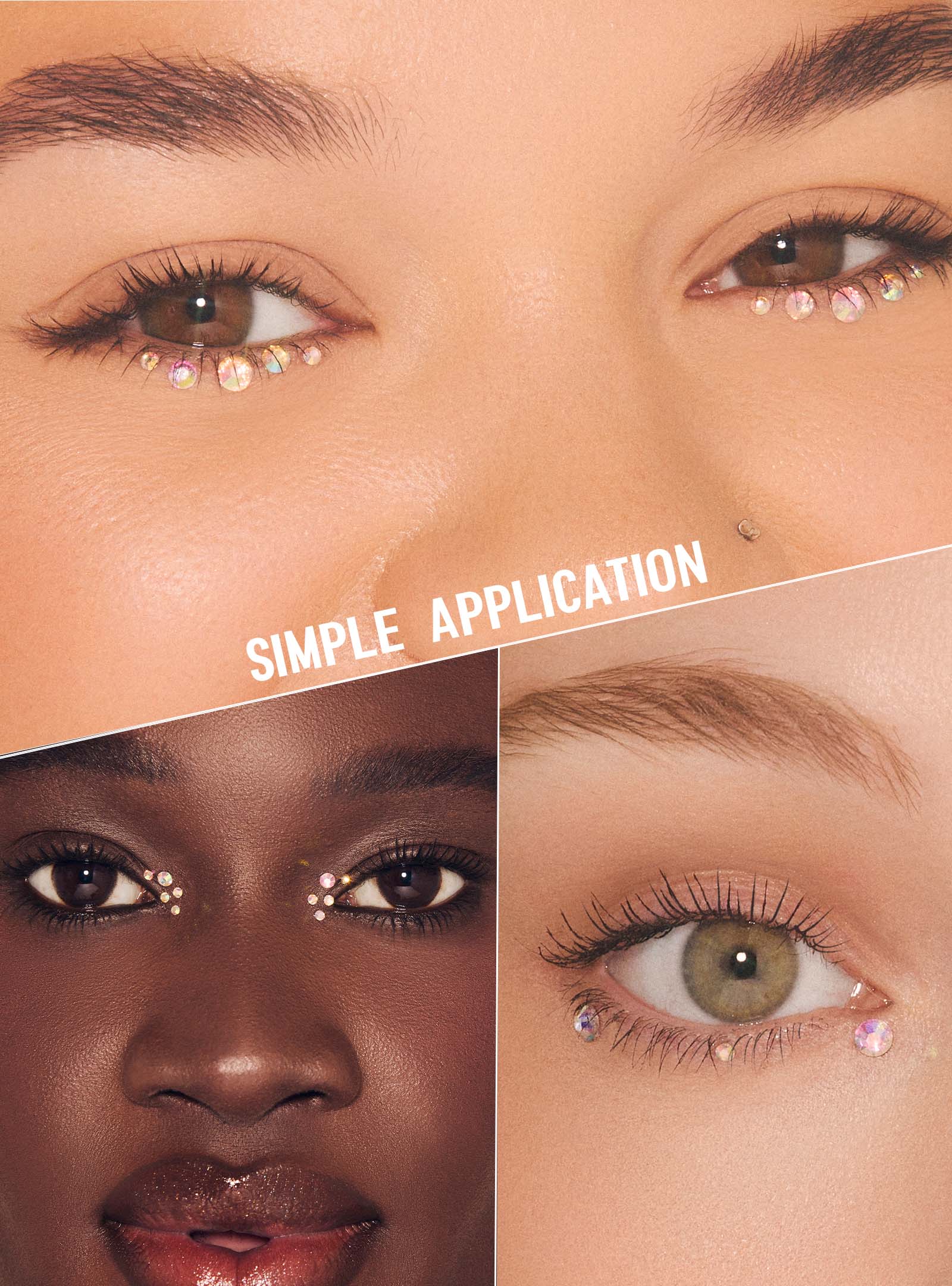 Makeup Rhinestones FACE GEMS— Makeup Rhinestones & Gems – Half Magic