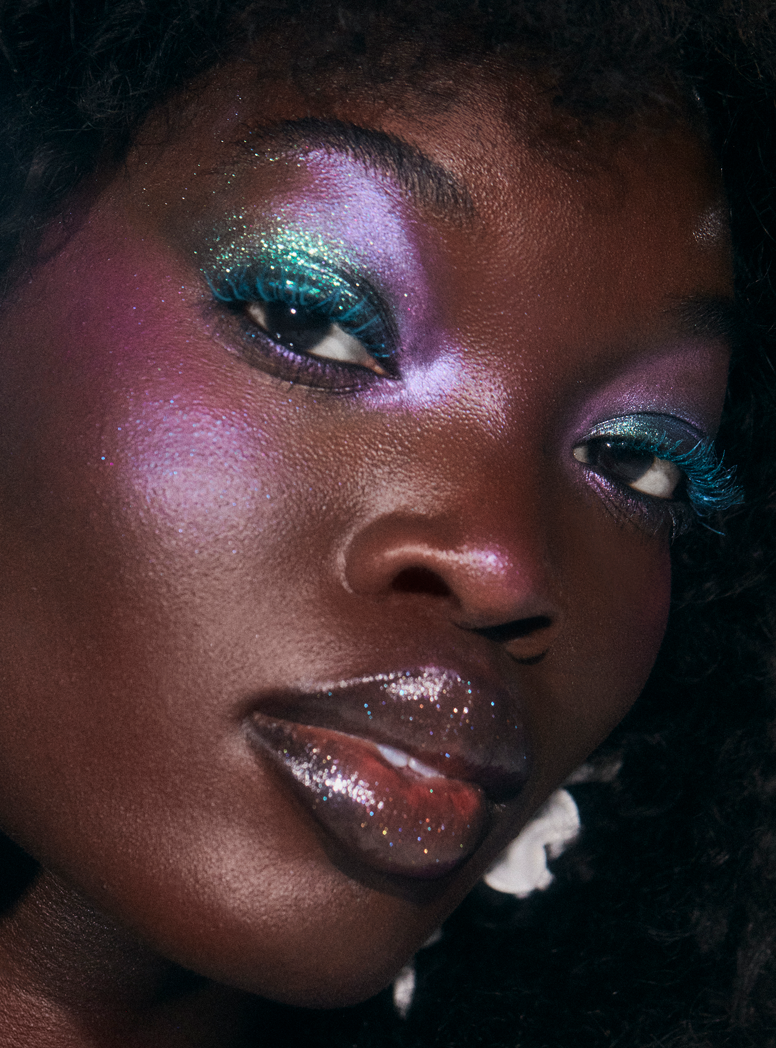 Spiritually Complex (Violet with Blue Pearls)