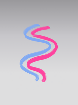 Honestly Yes/Don't Be Confused (Sky Blue and Pink)