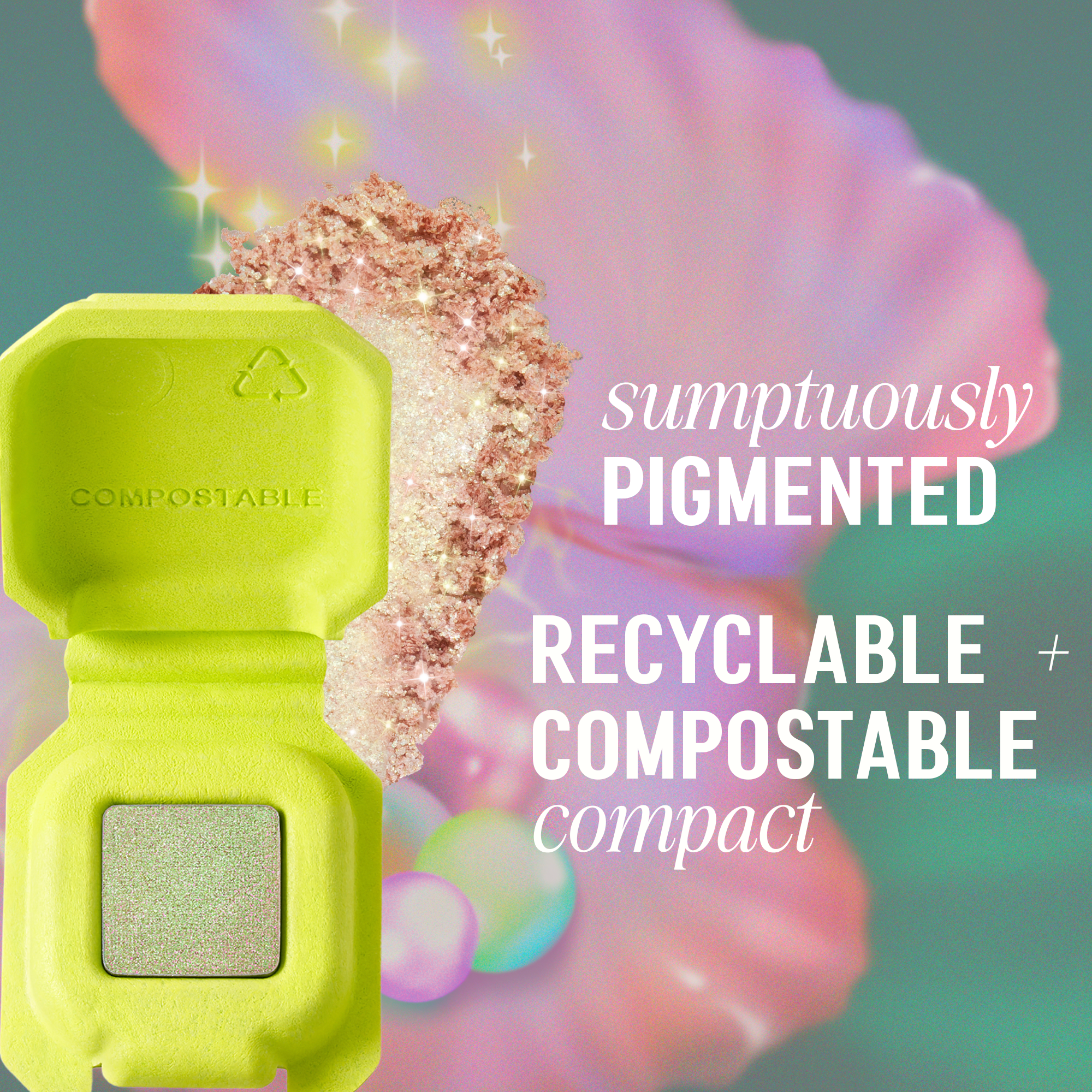 Elvin Things (Mint with Pink Reflects)