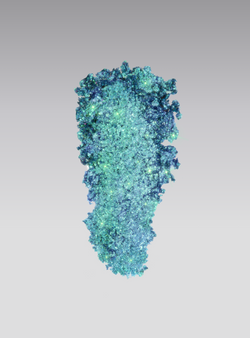 Mermacculate (Aqua With Lime Green Reflects)