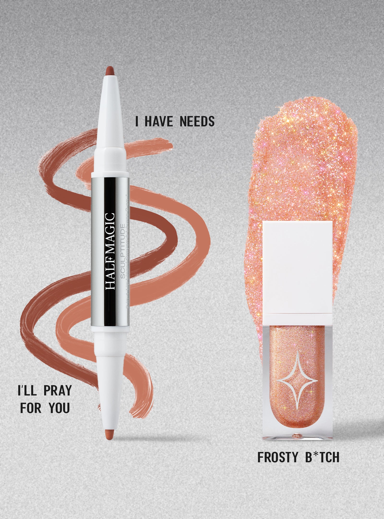 Frosty B*tch (Icy Peach w Multi-Color Reflects)