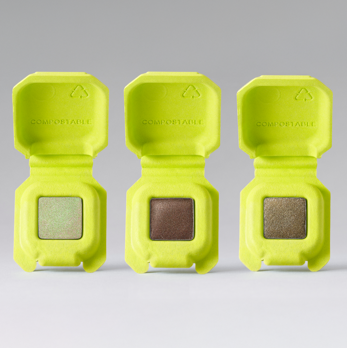 ★ ★ Here's the Brown CKJ Elemental AD Two-in-On METALLIC EYESHADOW TRIO – Half Magic