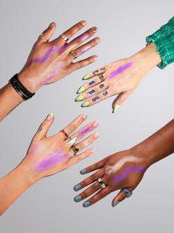 Enter the Glow (Champagne with Lilac Pearls)